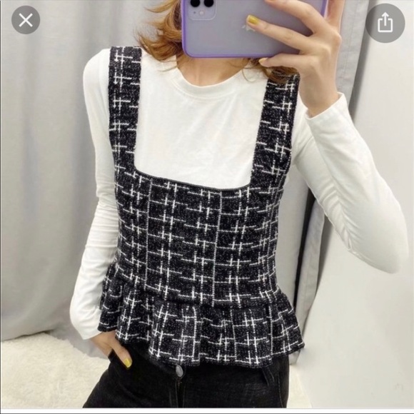 Zara Tops - Zara Black Sweater tank